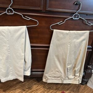Haggar Men's Chinos in Light Tan